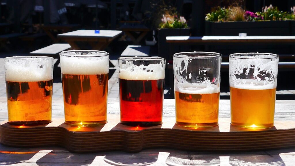 beer, varieties, different sorts, alcohol, hop, water, light beer, nature, dark beer, summer